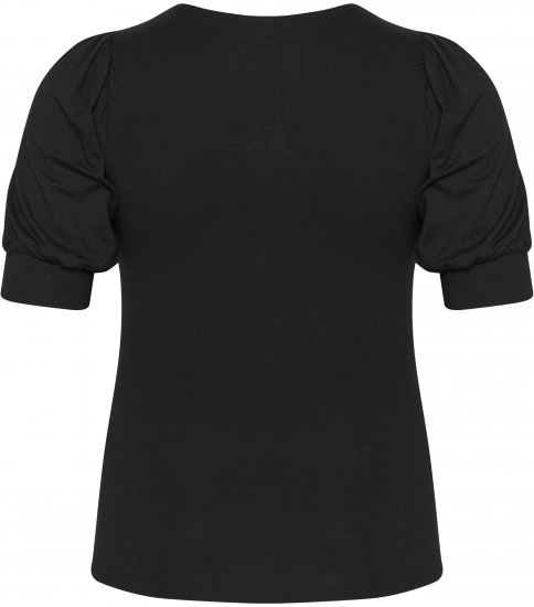 Kaffe Curve Sissy T-Shirt Tiefschwarz - T-Shirts - 