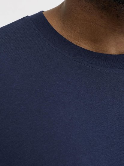 Jack & Jones Brandon T-Shirt Blue - Herren-T-shirts - Herren-T-Shirts in großen Größen