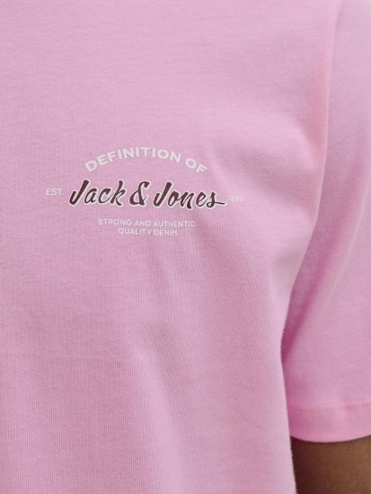 Jack & Jones Brandon T-Shirt Pink - Herren-T-shirts - Herren-T-Shirts in großen Größen