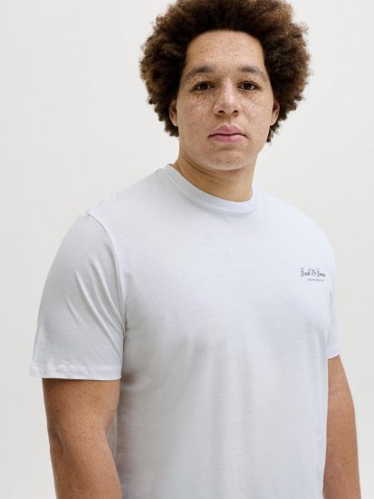 Jack & Jones Archive T-Shirt Weiß - Herren-T-shirts - Herren-T-Shirts in großen Größen