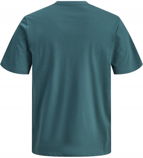 Jack & Jones Grayson T-Shirt Türkis - Herren-T-shirts - Herren-T-Shirts in großen Größen