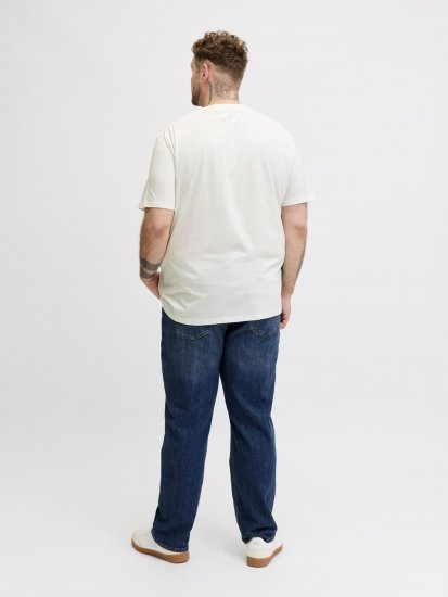 Jack & Jones Edenver T-Shirt White - Herren-T-shirts - Herren-T-Shirts in großen Größen