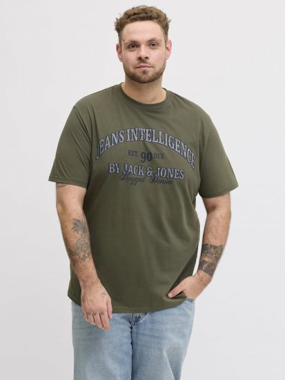 Jack & Jones Edenver T-Shirt Khaki - Herren-T-shirts - Herren-T-Shirts in großen Größen