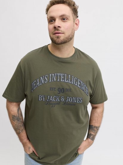 Jack & Jones Edenver T-Shirt Khaki - Herren-T-shirts - Herren-T-Shirts in großen Größen