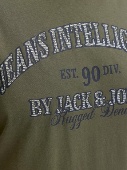 Jack & Jones Edenver T-Shirt Khaki - Herren-T-shirts - Herren-T-Shirts in großen Größen