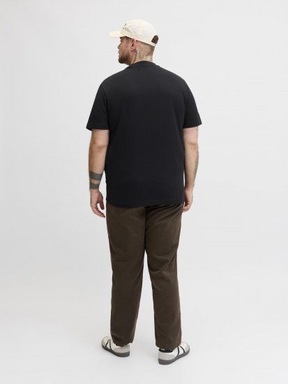 Jack & Jones Cofusion T-Shirt Black - Herren-T-shirts - Herren-T-Shirts in großen Größen