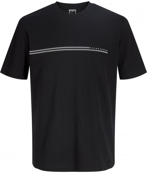 Jack & Jones Cofusion T-Shirt Black - Herren-T-shirts - Herren-T-Shirts in großen Größen