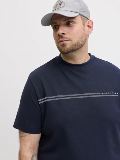 Jack & Jones Cofusion T-Shirt Navy - Herren-T-shirts - Herren-T-Shirts in großen Größen