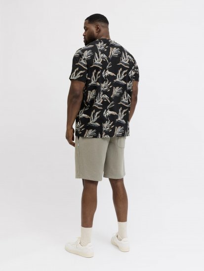 Jack & Jones Montauk T-Shirt Black - Herren-T-shirts - Herren-T-Shirts in großen Größen