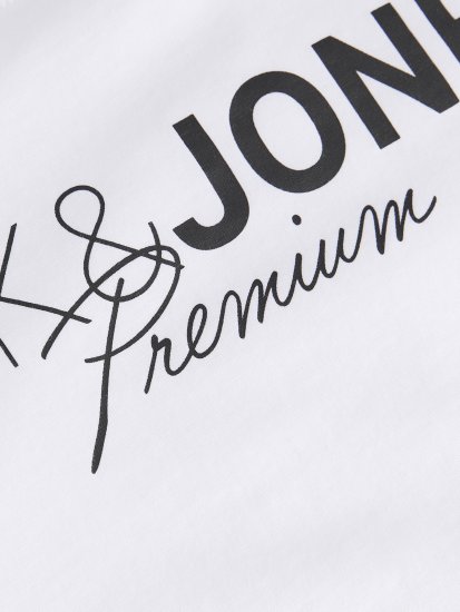 Jack & Jones Blaneo Short Sleeve T-Shirt White - Herren-T-shirts - Herren-T-Shirts in großen Größen