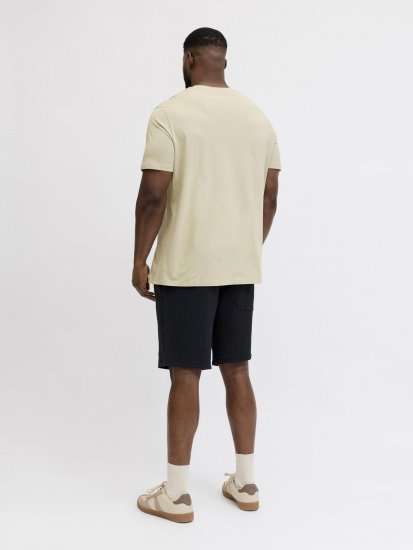 Jack & Jones Blaneo Short Sleeve T-shirt Beige - Herren-T-shirts - Herren-T-Shirts in großen Größen