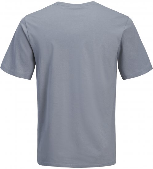 Jack & Jones Catskills Worldwide T-Shirt Blau - Herren-T-shirts - Herren-T-Shirts in großen Größen