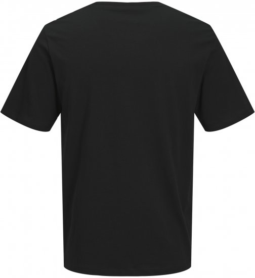Jack & Jones Catskills Worldwide T-Shirt Schwarz - Herren-T-shirts - Herren-T-Shirts in großen Größen