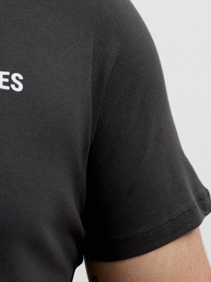 Jack & Jones Oscar T-Shirt Black - Bedruckte T-shirts für herren - Bedruckte T-Shirts für Herren