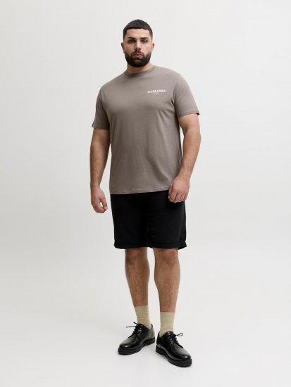 Jack & Jones Oscar T-Shirt Grey - Bedruckte T-shirts für herren - Bedruckte T-Shirts für Herren
