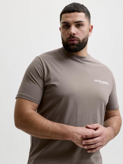 Jack & Jones Oscar T-Shirt Grey - Bedruckte T-shirts für herren - Bedruckte T-Shirts für Herren