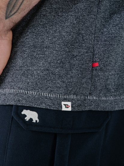 D555 Moyles Newport Beach Woody Car Printed T-Shirt Navy Twist - Bedruckte T-shirts für herren - Bedruckte T-Shirts für Herren