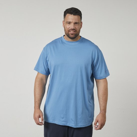 North Latitude 61010 US T-Shirt Mittelblau - Herren-T-shirts - Herren-T-Shirts in großen Größen