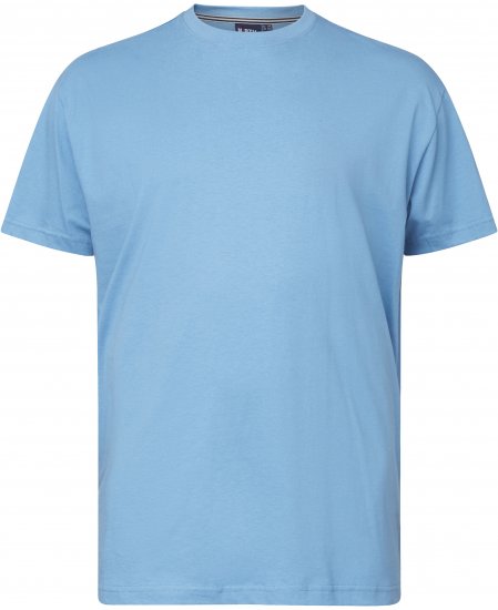 North Latitude 61010 US T-Shirt Mittelblau - Herren-T-shirts - Herren-T-Shirts in großen Größen