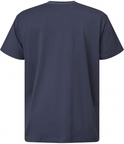 North Latitude 61119 Bedrucktes T-Shirt Marineblau - Herren-T-shirts - Herren-T-Shirts in großen Größen