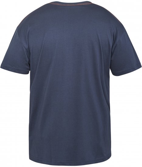 North Latitude 61121 Bedrucktes T-Shirt Marineblau - Herren-T-shirts - Herren-T-Shirts in großen Größen