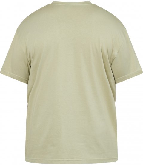 North Latitude 61315 Bedrucktes T-Shirt Hell Staubgrün - Herren-T-shirts - Herren-T-Shirts in großen Größen