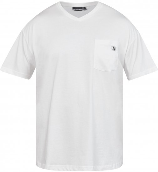 North Latitude 61322 T-Shirt Mit V-Ausschnitt Weiß - Herren-T-shirts - Herren-T-Shirts in großen Größen