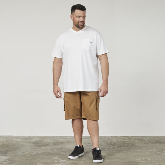 North Latitude 61322 T-Shirt Mit V-Ausschnitt Weiß - Herren-T-shirts - Herren-T-Shirts in großen Größen