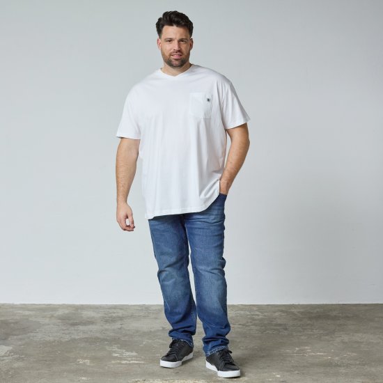 North Latitude 61322 T-Shirt Mit V-Ausschnitt Weiß - Herren-T-shirts - Herren-T-Shirts in großen Größen