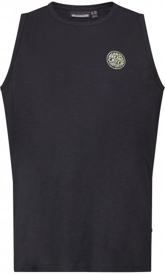 North Latitude 61323 Tanktop Slub Schwarz - Herren-T-shirts - Herren-T-Shirts in großen Größen