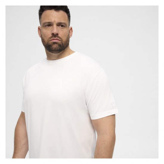 North Latitude T-Shirt O-Neck White - Herren-T-shirts - Herren-T-Shirts in großen Größen
