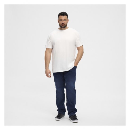 North Latitude T-Shirt O-Neck White - Herren-T-shirts - Herren-T-Shirts in großen Größen