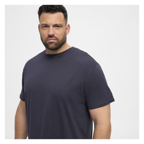 North Latitude T-Shirt O-Neck Navy Blue - Herren-T-shirts - Herren-T-Shirts in großen Größen