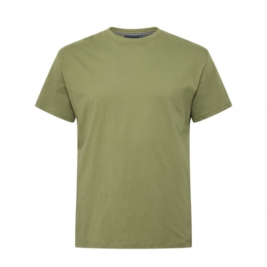 North Latitude T-Shirt O-Neck Olive Green - Herren-T-shirts - Herren-T-Shirts in großen Größen