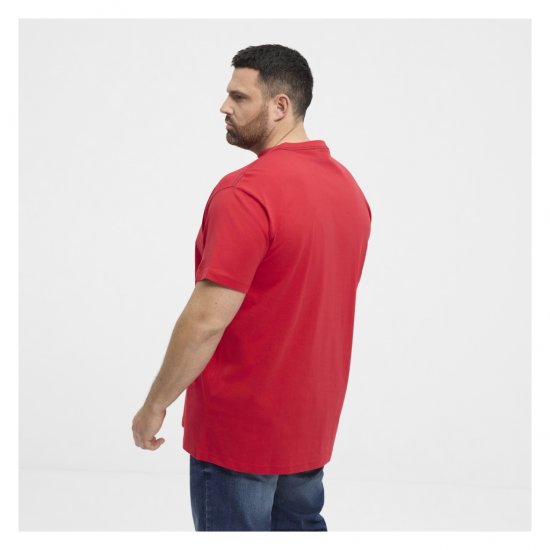 North Latitude Logo T-Shirt Red - Herren-T-shirts - Herren-T-Shirts in großen Größen
