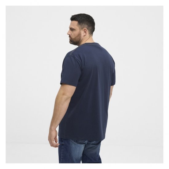 North Latitude Logo T-Shirt Navy - Herren-T-shirts - Herren-T-Shirts in großen Größen