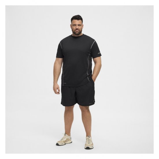 North Latitude Sport Tech T-Shirt Black - Herren-T-shirts - Herren-T-Shirts in großen Größen