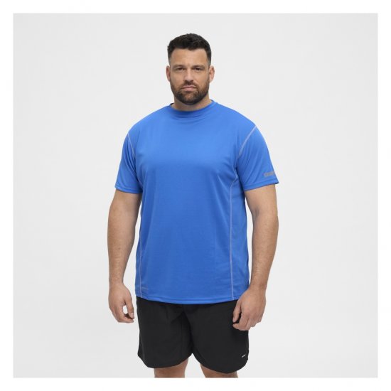 North Latitude Sport Tech T-Shirt Cobolt Blue - Herren-T-shirts - Herren-T-Shirts in großen Größen