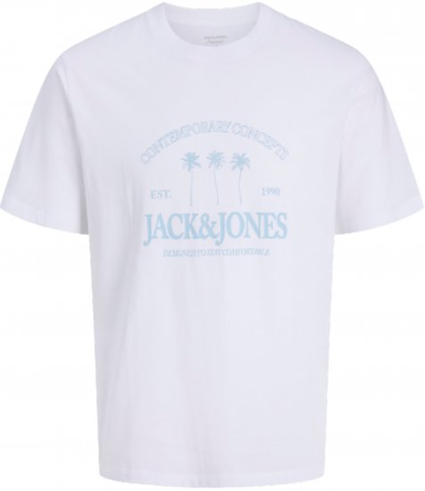 Jack & Jones Nantucket T-Shirt Weiß - Herren-T-shirts - Herren-T-Shirts in großen Größen