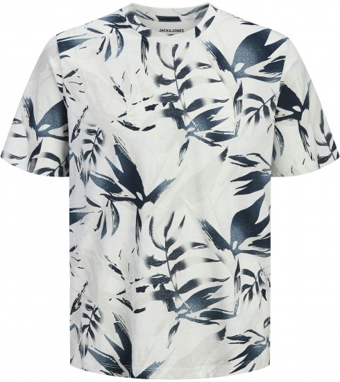 Jack & Jones Honolulu T-Shirt White - Herren-T-shirts - Herren-T-Shirts in großen Größen