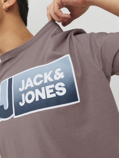 Jack & Jones Logan T-Shirt Brown - Herren-T-shirts - Herren-T-Shirts in großen Größen
