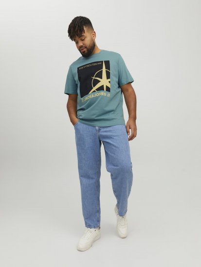 Jack & Jones Conrad T-Shirt Grey - Herren-T-shirts - Herren-T-Shirts in großen Größen