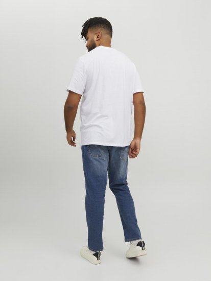 Jack & Jones Conrad T-Shirt White - Herren-T-shirts - Herren-T-Shirts in großen Größen