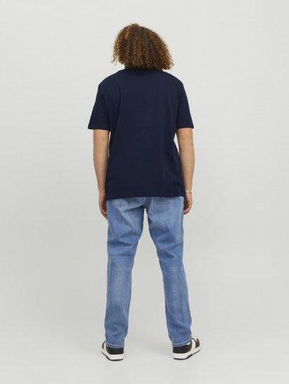 Jack & Jones Copenhagen Photo T-Shirt Navy - Herren-T-shirts - Herren-T-Shirts in großen Größen