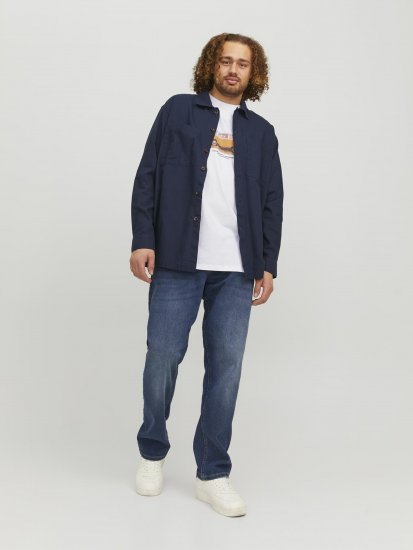 Jack & Jones Copenhagen Photo T-Shirt White - Herren-T-shirts - Herren-T-Shirts in großen Größen