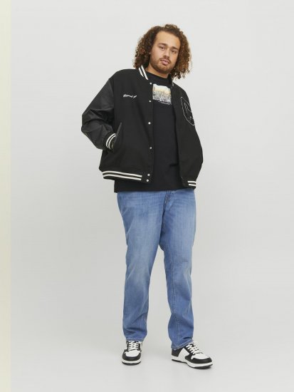 Jack & Jones Copenhagen Photo T-Shirt Black - Herren-T-shirts - Herren-T-Shirts in großen Größen