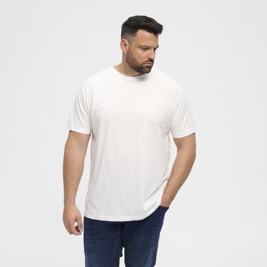 North Latitude T-Shirt O-Neck White TALL - TALL T-shirts - T-Shirts Überlänge Herren