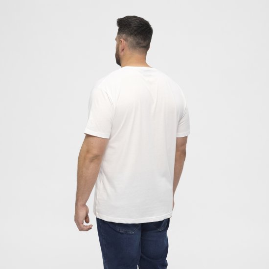 North Latitude T-Shirt O-Neck White TALL - TALL T-shirts - T-Shirts Überlänge Herren