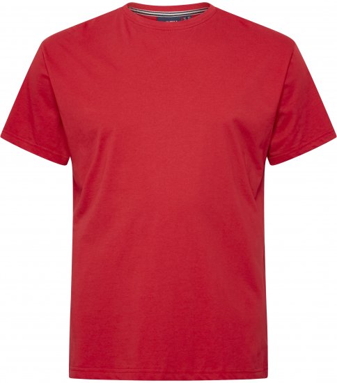North Latitude T-Shirt O-Neck Red TALL - TALL T-shirts - T-Shirts Überlänge Herren