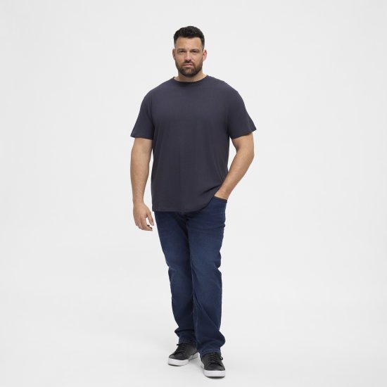 North Latitude T-Shirt O-Neck Navy Blue TALL - TALL T-shirts - T-Shirts Überlänge Herren